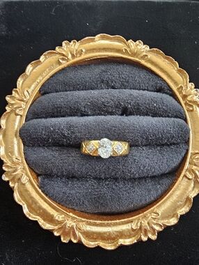 14k Gold Electroplated Ring Size 9